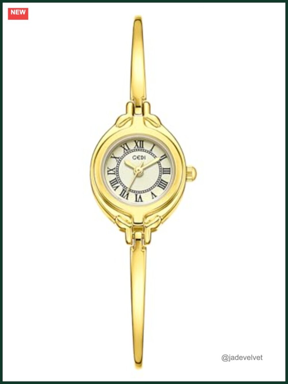 Elegant Small Dial Bangle Quartz Watch with Thin Strap - Women's Wrist Watch